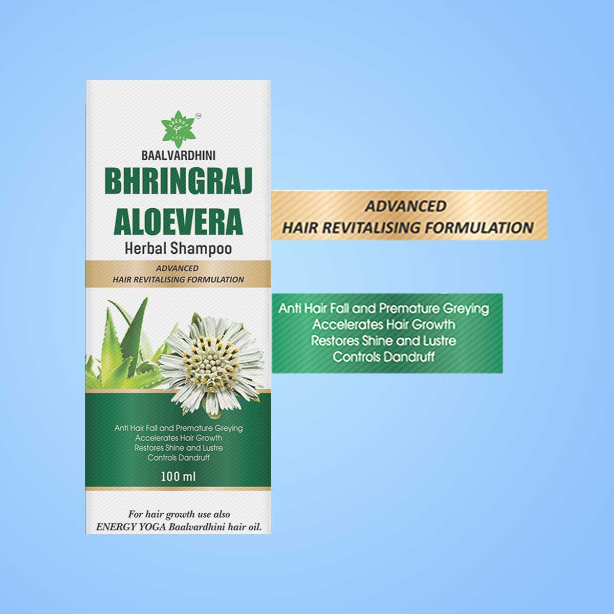 Baalvardhini Bhringraj Aloevera Herbal Shampoo