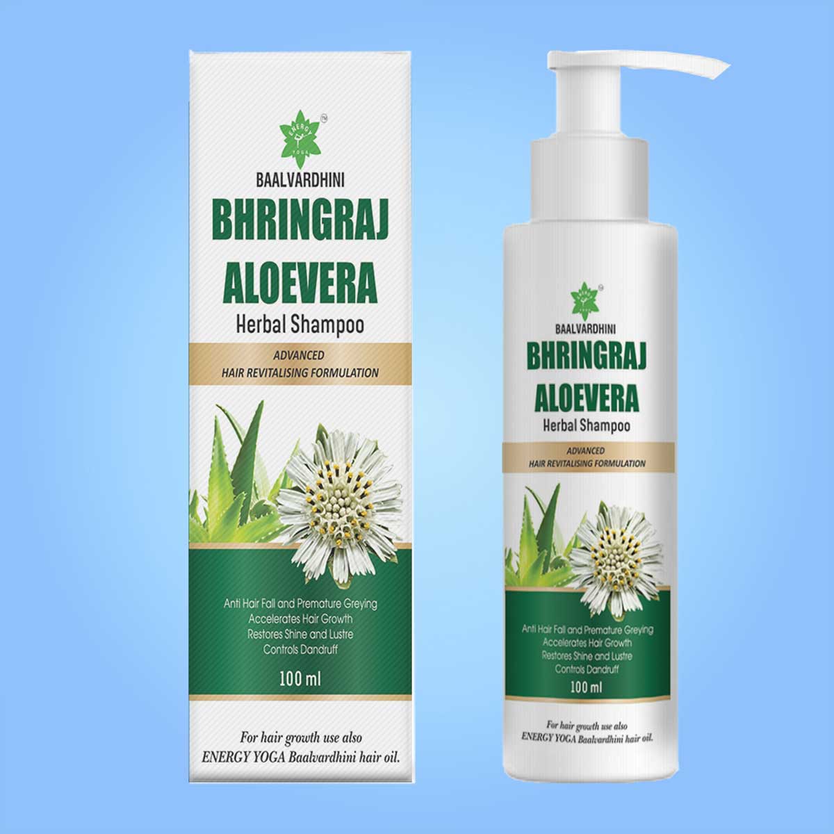 Baalvardhini Bhringraj Aloevera Herbal Shampoo