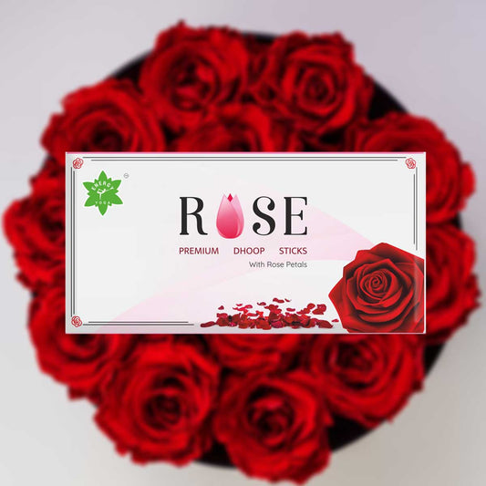 Rose Dhoop - 6 Packs with 10 sticks in each