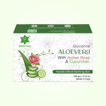 Glycerine Aloe Vera Bathing Bar - (Pack of 2)