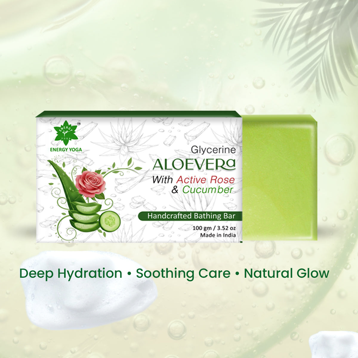 Glycerine Aloe Vera Bathing Bar - (Pack of 2)
