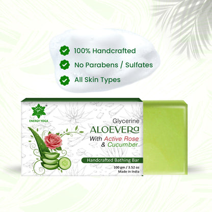 Glycerine Aloe Vera Bathing Bar - (Pack of 2)