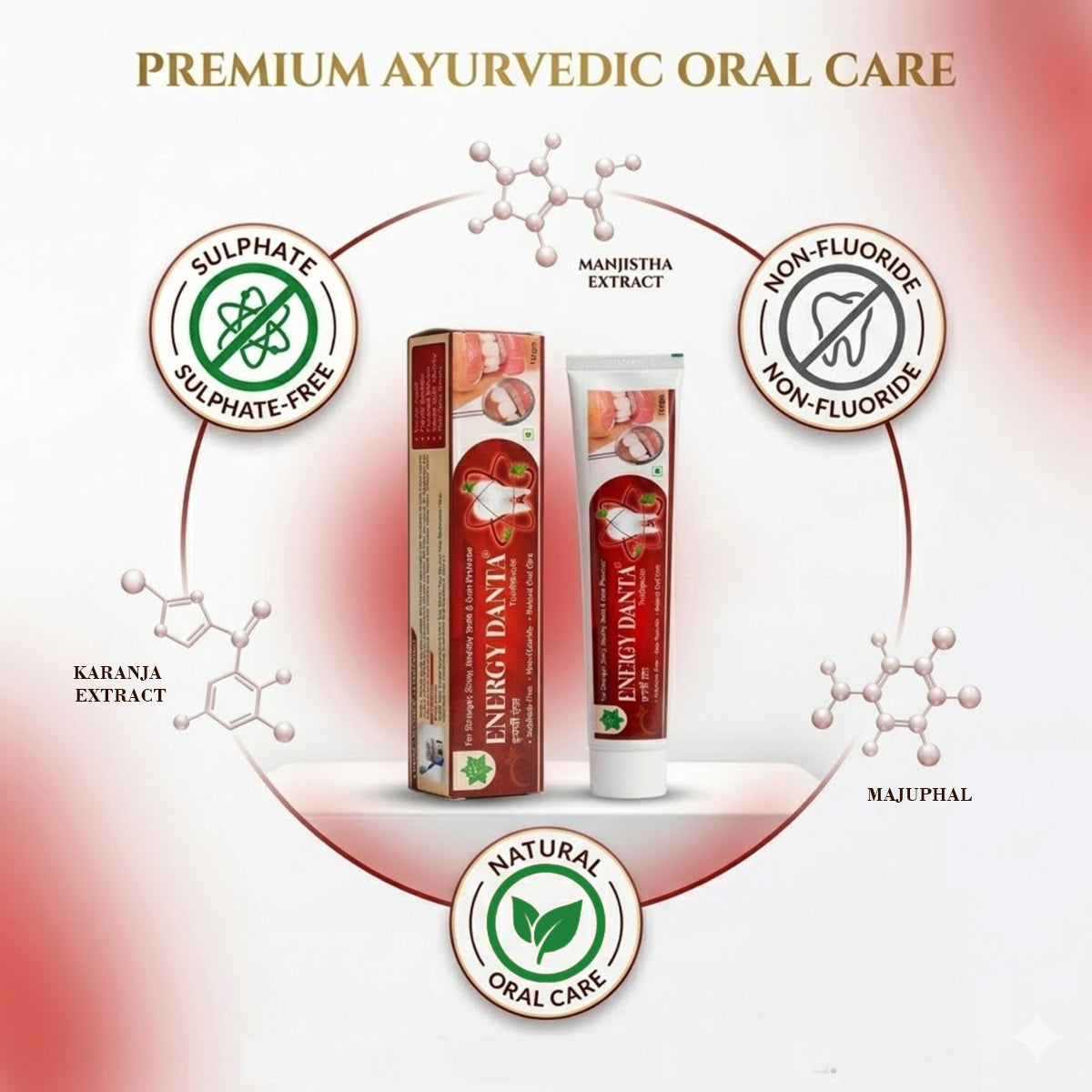 Energy Danta Toothpaste - (Pack of 3)