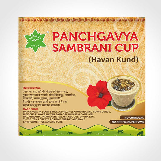 Panchgavya  Sambarani Cup (Havan Kund) - 2 Packs with 16 Cups in each