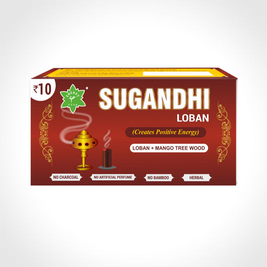 Sugandhi Loban  Dhoop - 12 Packs with 5 sticks in each