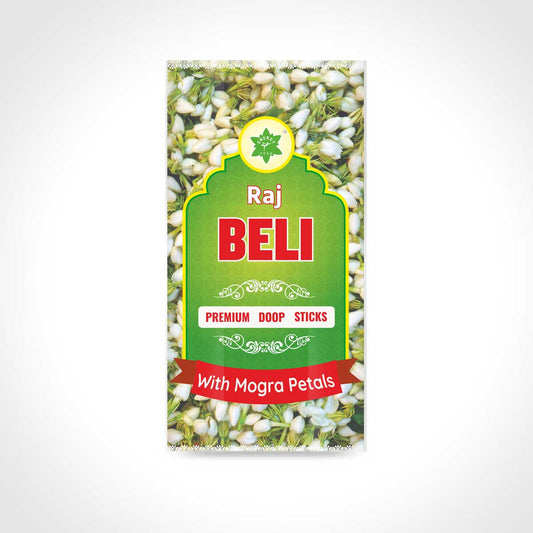 राज बेली धूप - प्रत्येक में 10 छड़ियों के साथ 6 पैक